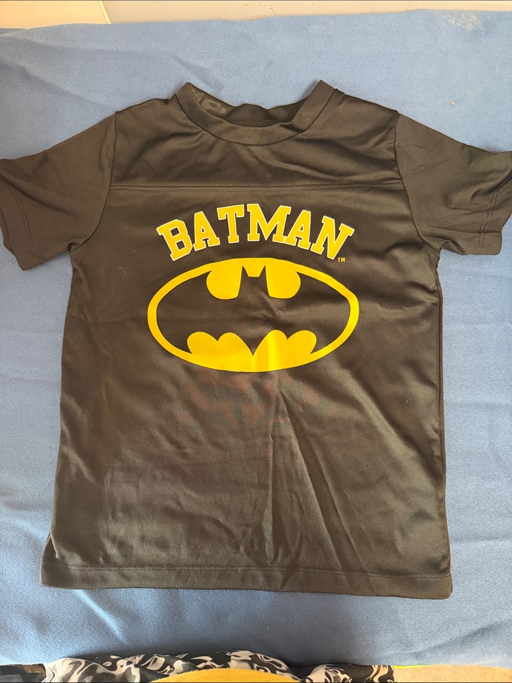 Batman Black T-Shirt with Yellow Logo